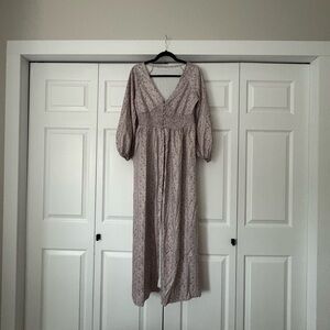 Whimsical autumn boho Maxi dress